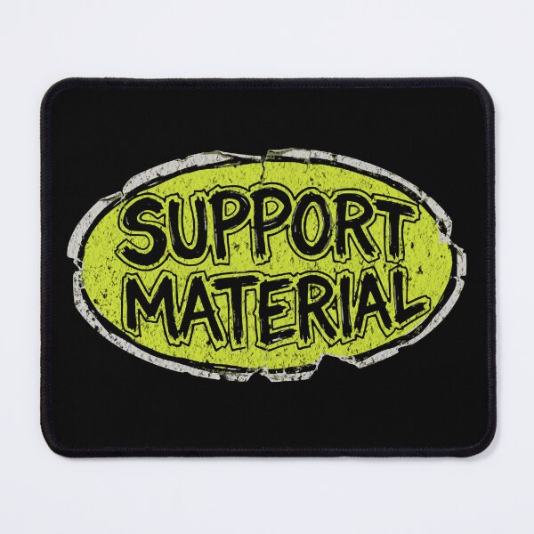Item preview, Support Material Distressed Badge Design designed and sold by RoughPrint.