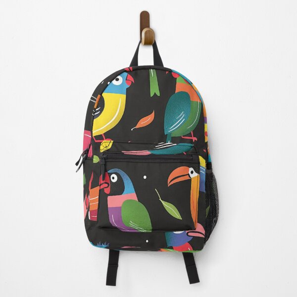 Item preview, Colorful Mid-Century Modern Bird Pattern designed and sold by Pierce Millington Gallery.