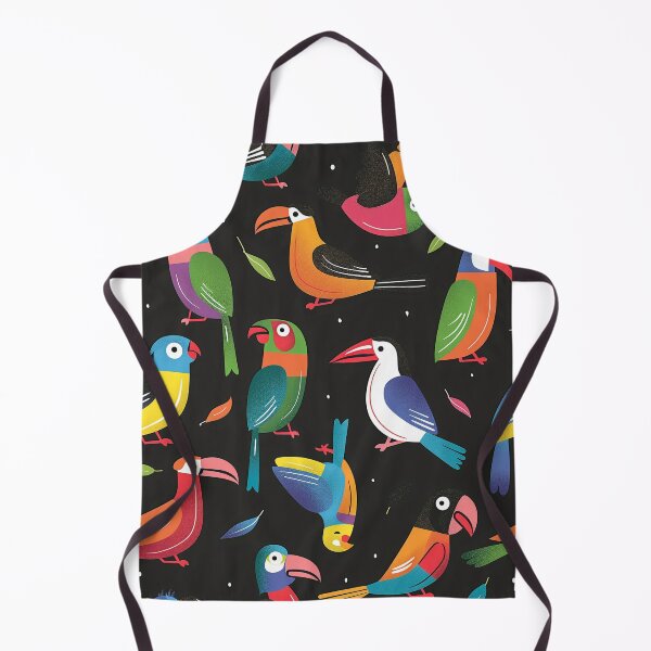 Item preview, Colorful Mid-Century Modern Bird Pattern designed and sold by Pierce Millington Gallery.
