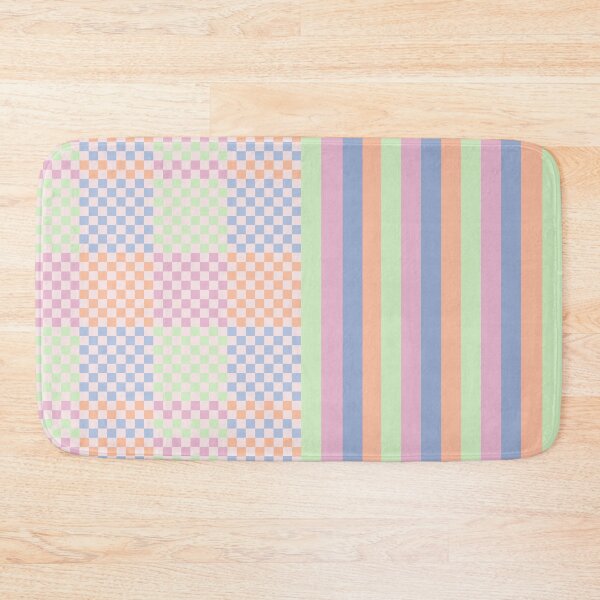 Item preview, Retro Checkerboard Pattern - Pastel Multicolored designed and sold by SaltedBeachPaperie.