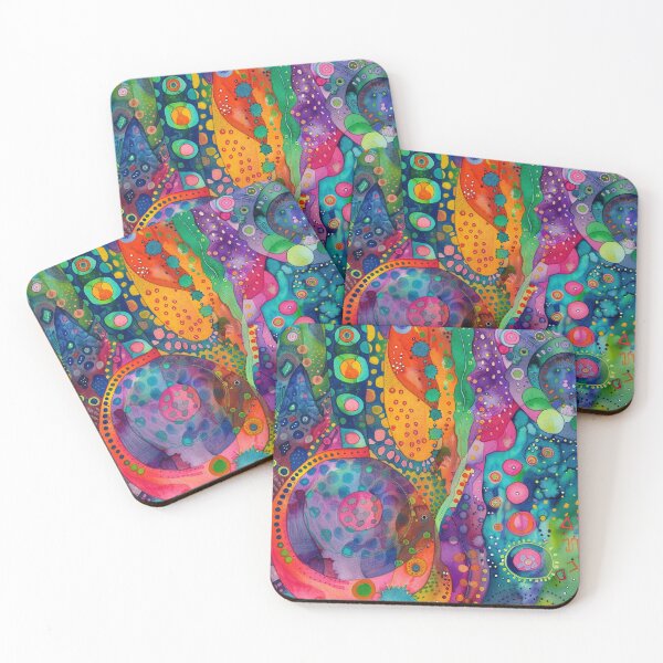 Item preview, Psychedelic Abstract Vibrant Celestial Pattern designed and sold by Pierce Millington Gallery.