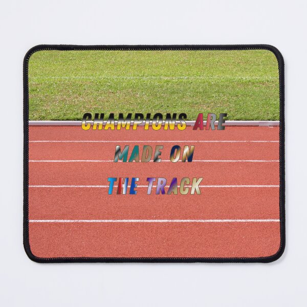 Item preview, Champions are Made on the Track #1 designed and sold by Holy JM Designs.