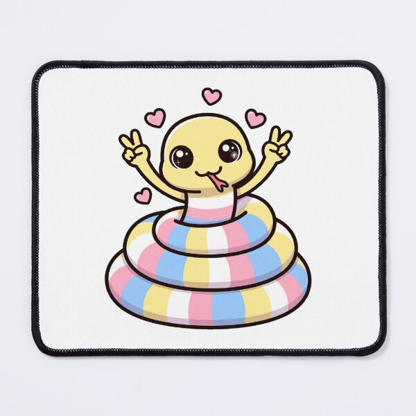 Item preview, Cute Rainbow Snake Peace - Kawaii Groovy Snake designed and sold by FantasyPearl.