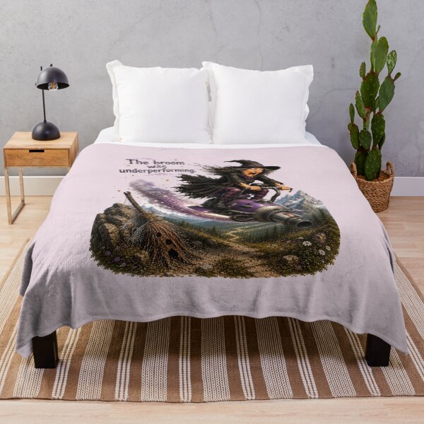 Item preview, Funny Witch Upgrade – The Broom Was Underperforming | Fantasy Humor designed and sold by Alpine-Ink.