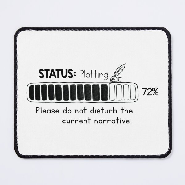 Item preview, Status Plotting Funny Writer Loading Bar designed and sold by BMA.