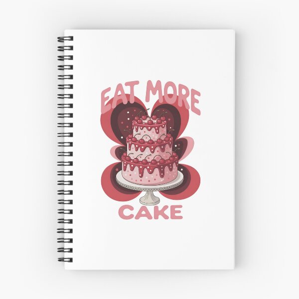 Item preview, Cute Cherry Drip Birthday Cake Illustration – Eat More Cake Sweet Dessert Design designed and sold by Celebrate & Sparkle.