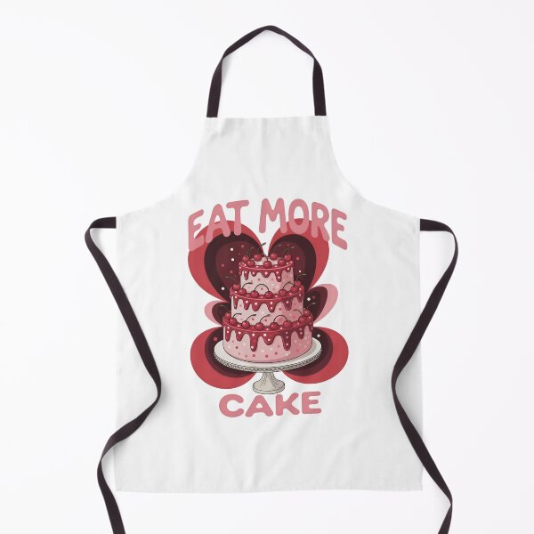 Item preview, Cute Cherry Drip Birthday Cake Illustration – Eat More Cake Sweet Dessert Design designed and sold by Celebrate & Sparkle.