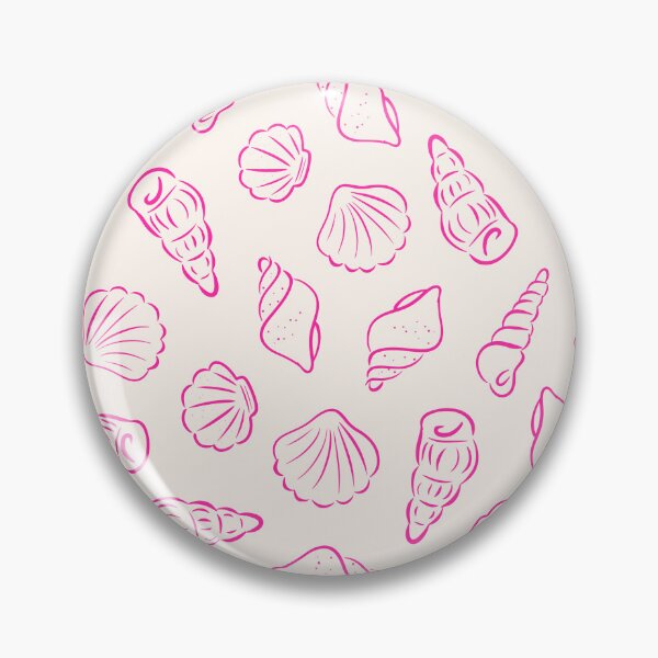 Item preview, Hand drawn Hot Pink Sea Shells designed and sold by Prue Melanie .