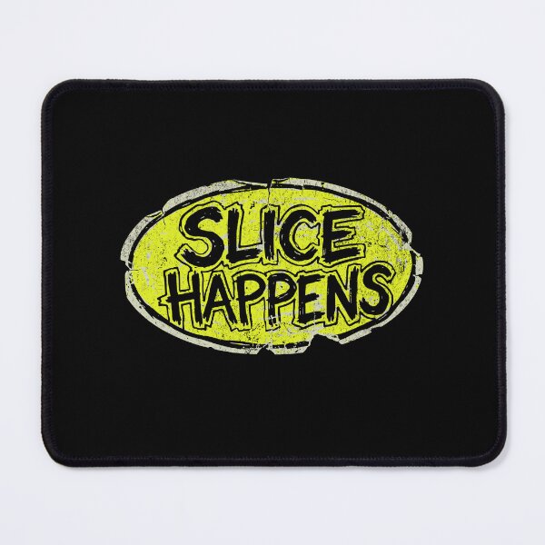 Item preview, Slice Happens Distressed Badge Design designed and sold by RoughPrint.