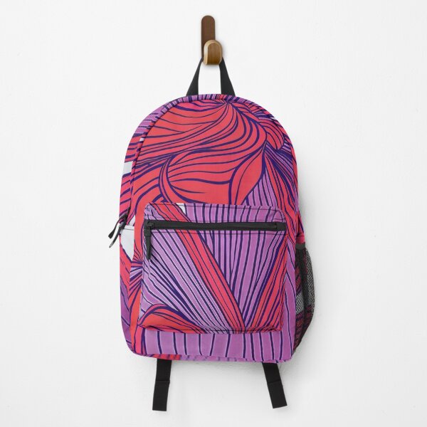 Item preview, Abstract Flowing Purple Red Floral designed and sold by Pierce Millington Gallery.