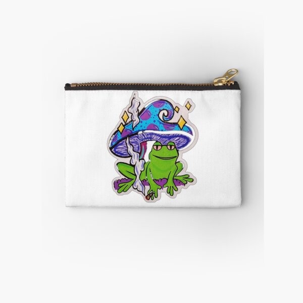 Item preview, green frog in its mushroom designed and sold by Lellenatavarez.
