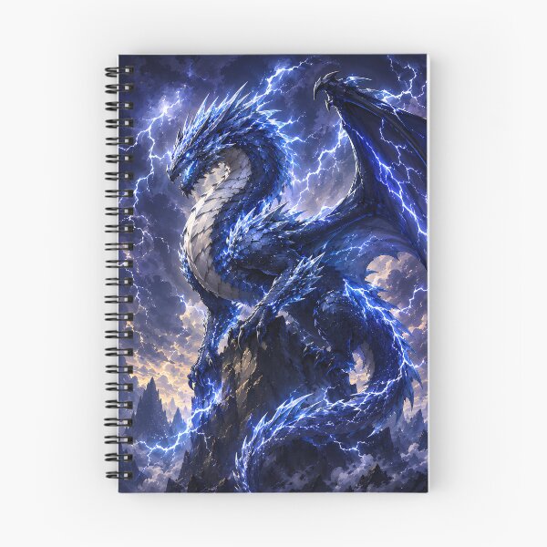 Item preview, Lightning Dragon | Elemental Fantasy Dragon Digital Art | Magical Storm Dragon Illustration | Fantasy Wall Art designed and sold by Strange man.