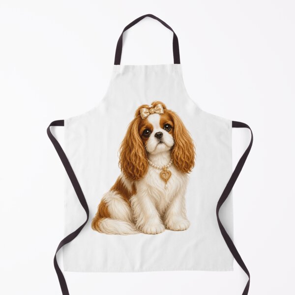 Item preview, Royal Cavalier King Charles Spaniel Princess Dog Elegant Pet Portrait designed and sold by RoPrincess.
