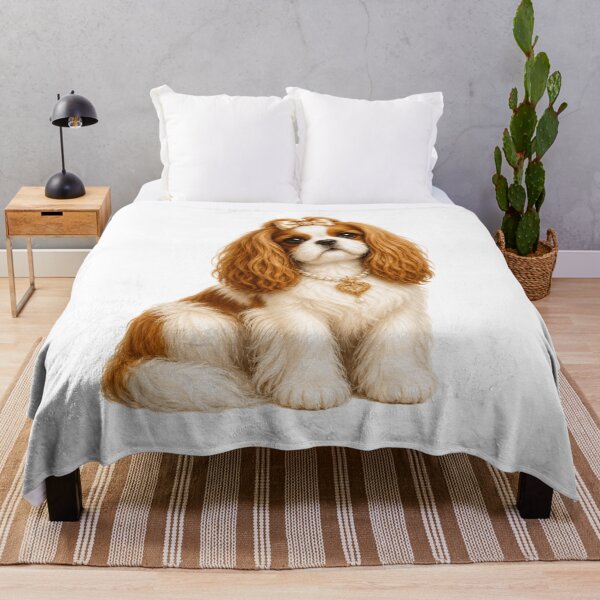 Item preview, Royal Cavalier King Charles Spaniel Princess Dog Elegant Pet Portrait designed and sold by RoPrincess.