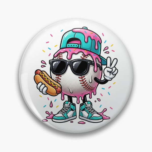 Item preview, Funny Baseball Drip Boys Youth Game Day Melting Sports Style PNG: Drippy Baseball Cartoon, Cool Sports Clipart, Game Day Vibes png designed and sold by SARAGOZ.