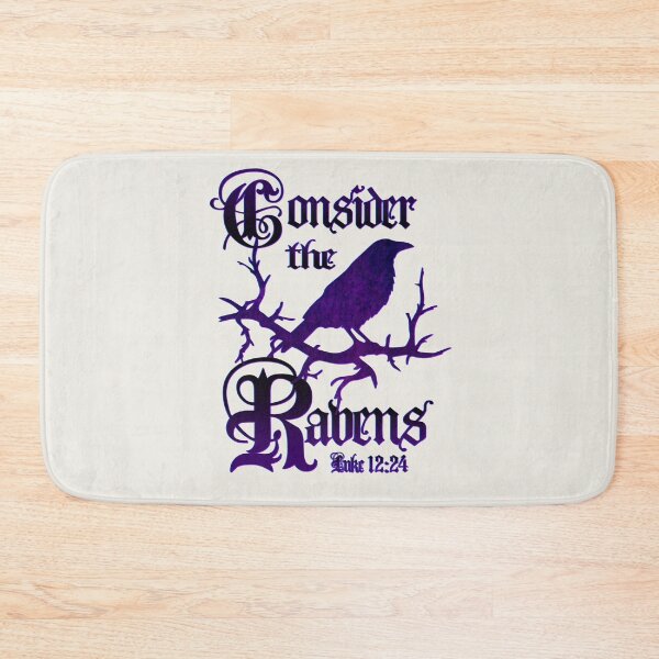 Item preview, Goth Scripture Art Luke 12:24 Consider the Ravens designed and sold by Alondra.