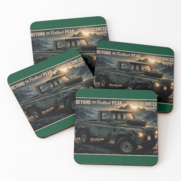Item preview, Land Rover Defender Pickup Truck Vintage Style designed and sold by Dimensionality.