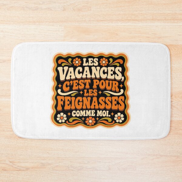Item preview, Holidays are for lazy people like me – Funny quote – Funky design designed and sold by Eric Sintès.