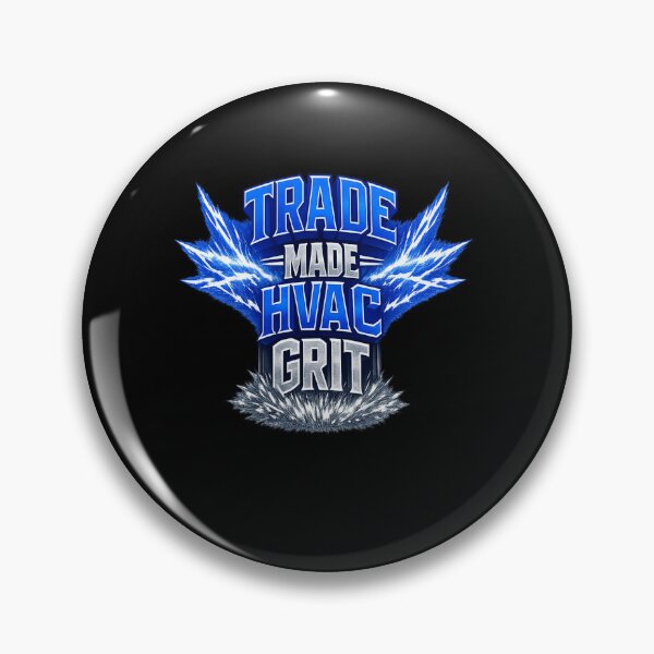 Item preview, Trade Made HVAC Grit - Electric Blue Technician Pride Design designed and sold by FrozenHeat97.