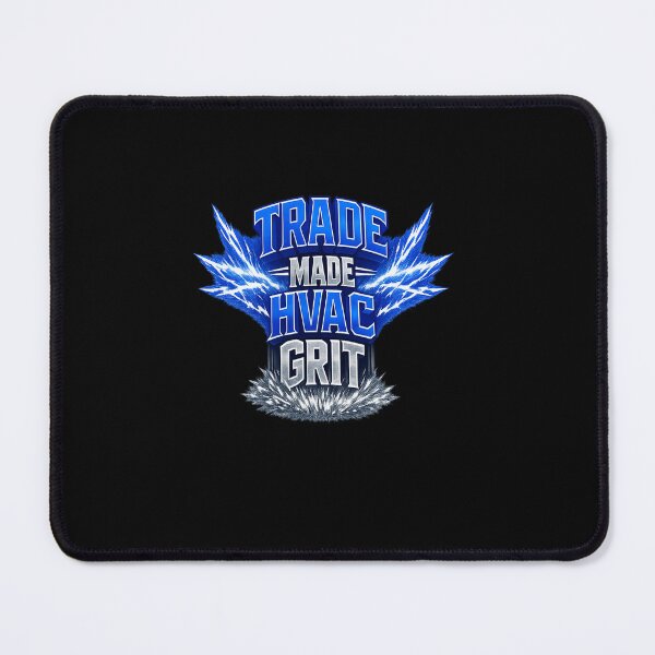 Item preview, Trade Made HVAC Grit - Electric Blue Technician Pride Design designed and sold by FrozenHeat97.