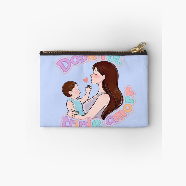 Item preview, Double Role Triple Love | Gift for Working Mom | Kawaii Art Mother and Son, Mother and Daughter. designed and sold by Kittcatking.