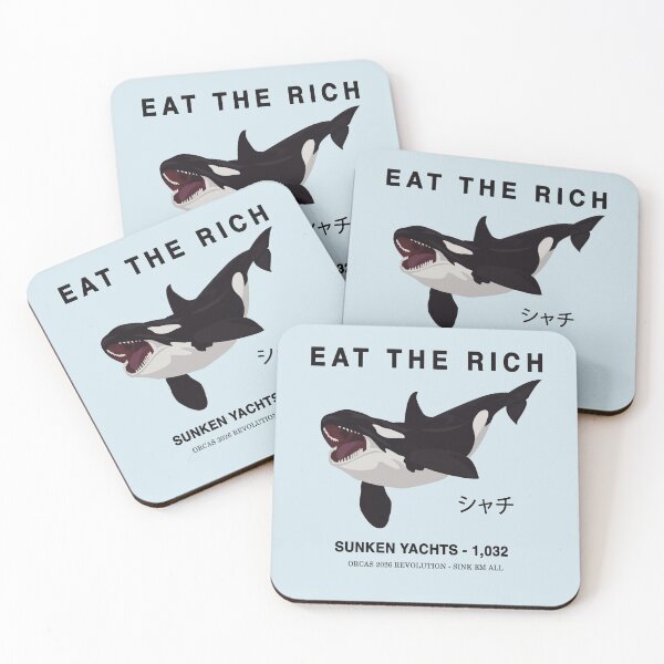 Item preview, Eat The Rich - Orca Revolution designed and sold by DFerraz.