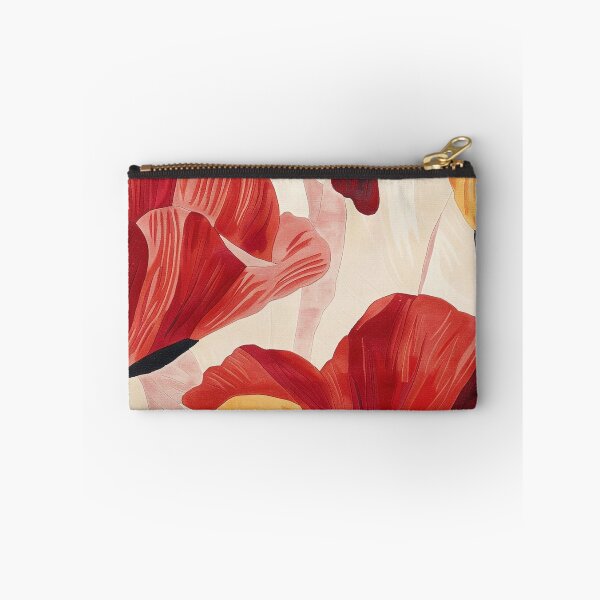 Item preview, Vibrant Red Orange Poppy Pattern designed and sold by Pierce Millington Gallery.