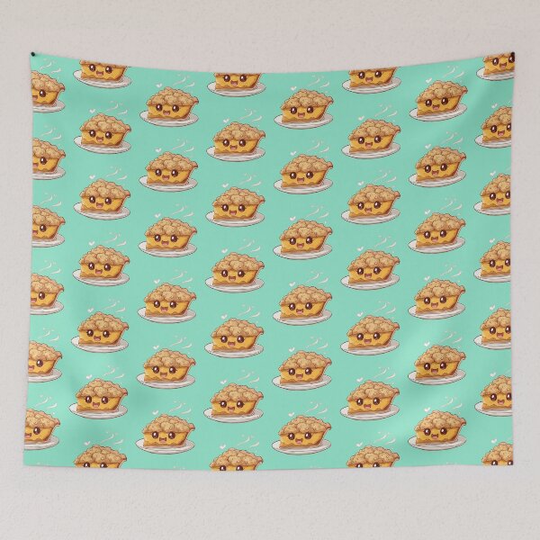 Item preview, Cute Kawaii Fresh Baked Apple Cobbler Pie designed and sold by Uniquely Yours.