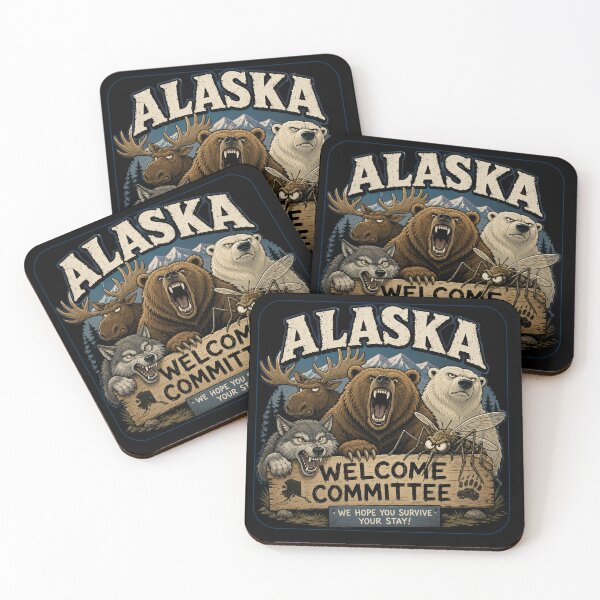 Aperçu de l'œuvre Comité d'accueil de l'Alaska créée et vendue par AlaskaExtreme.
