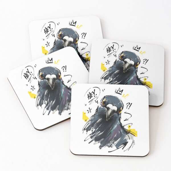 Item preview, Hey Sassy Pigeon Portrait – Bold Hand-Drawn Bird Art designed and sold by RamyGallery.