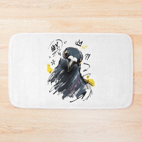 Item preview, Hey Sassy Pigeon Portrait – Bold Hand-Drawn Bird Art designed and sold by RamyGallery.