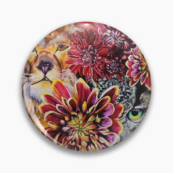 Item preview, Lion, Green Eyed Owl Background designed and sold by nastiaart.