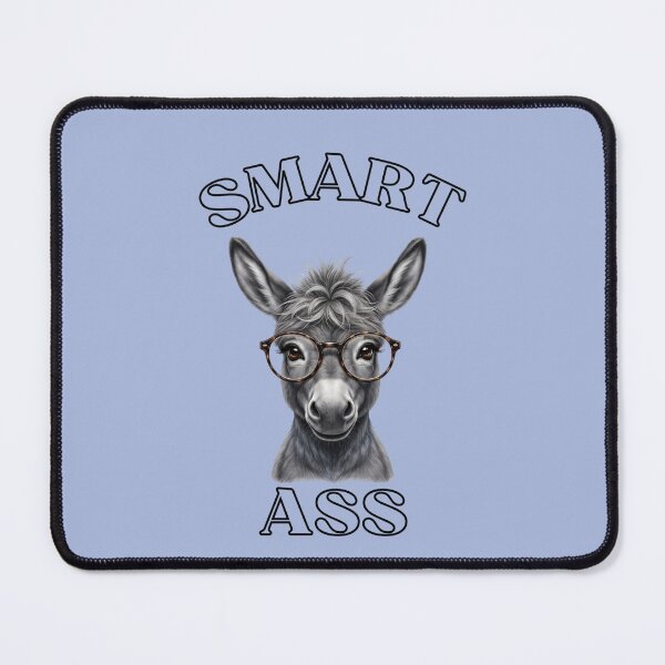 Item preview, Wise Donkey with Glasses Portrait designed and sold by digitalbob60.