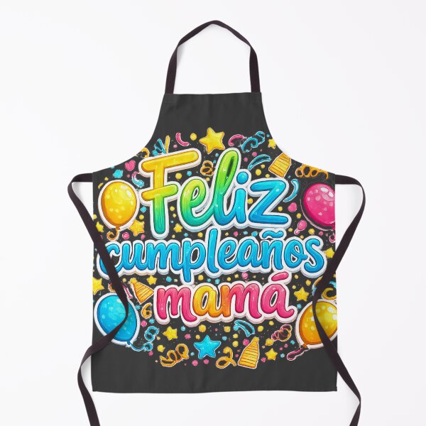 Item preview, Feliz Cumpleaños Mamá Colorful Spanish Lettering – Cute Mother's Birthday Gift Design – Balloon Party Typography Sticker, T-Shirt & Mug designed and sold by Kittcatking.