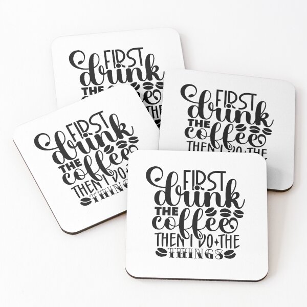Item preview, First Drink the Coffee designed and sold by tellit24seven.