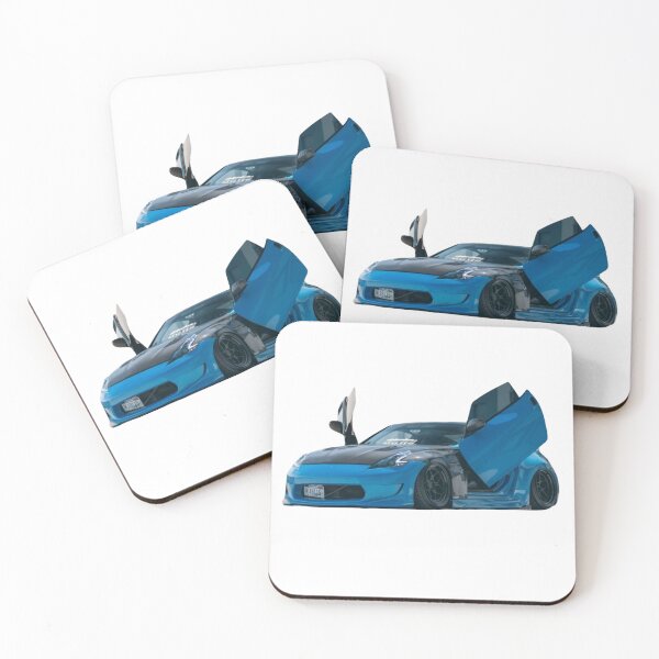 Item preview, Nissan 370Z Dark Blue Carbon Fiber Hood Scissor Doors JDM designed and sold by Lellenatavarez.