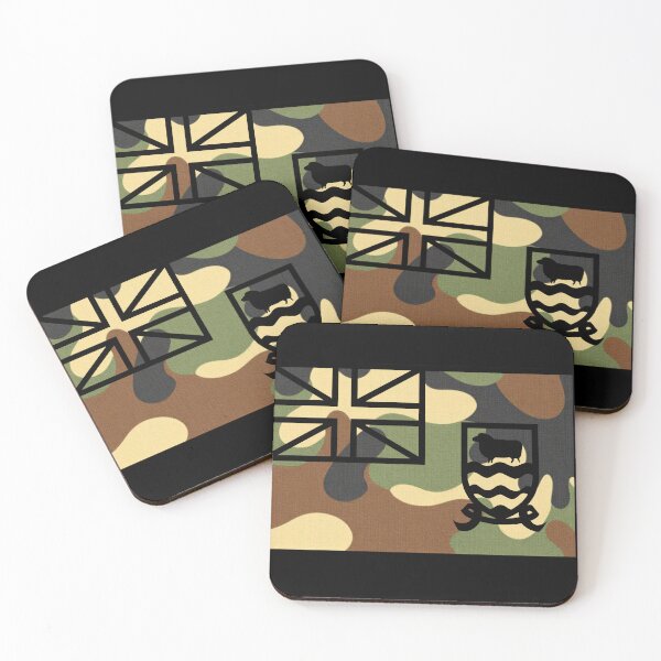 Item preview, Falklands Camo Flag Patch designed and sold by Dimensionality.