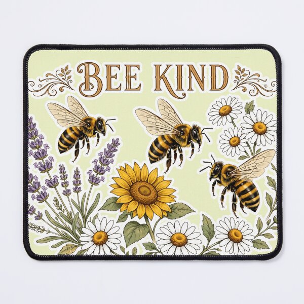 Item preview, Bees and flowers in spring designed and sold by ConElAlma.
