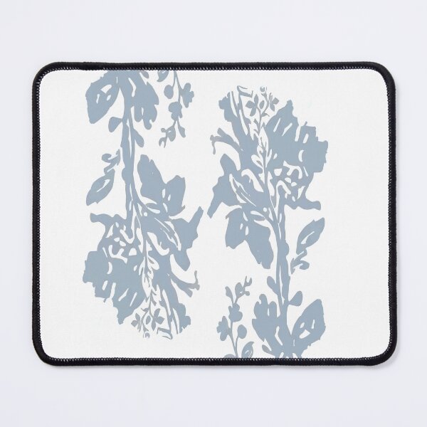 Item preview, Dusty Blue Floral Vine Trails designed and sold by FawnFeatherCo.