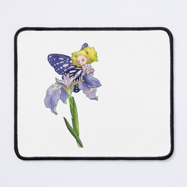 Item preview, April 17th birthday flower Iris setosa Fairy designed and sold by birthflower.