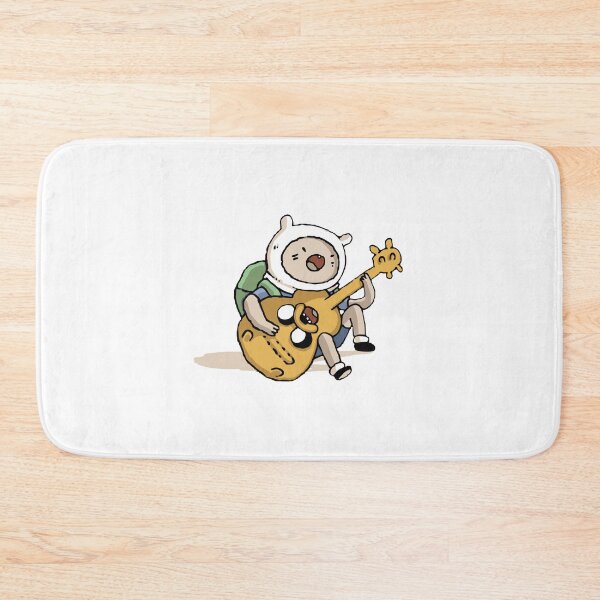 Item preview, Finn Playing Jake as a Guitar | Adventure Time | Funny Cartoon Artwork designed and sold by GeekMix.