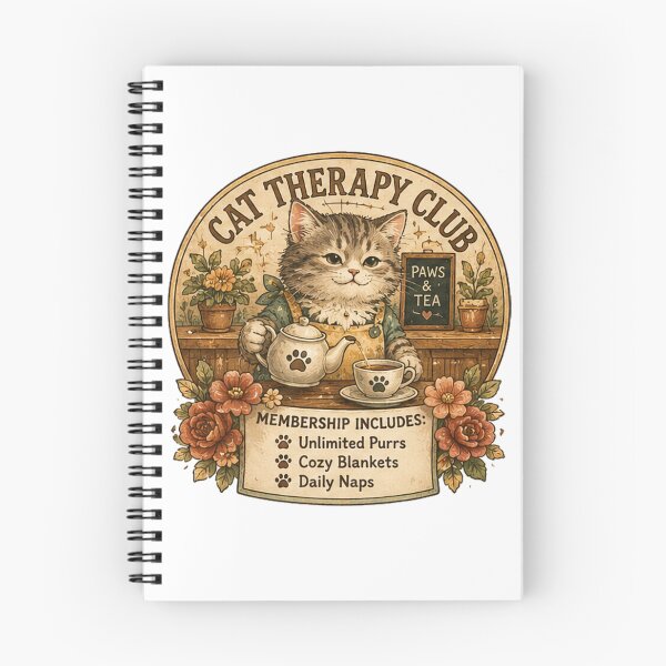 Item preview, Cat Therapy Club | Lovely cat designed and sold by Spark Cottage.
