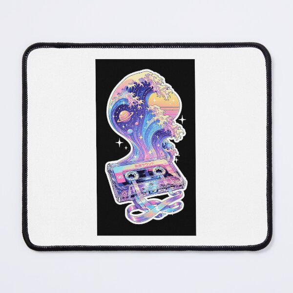 Item preview, Cosmic cassette in a vaporwave ocean designed and sold by Daksheshvishwa.