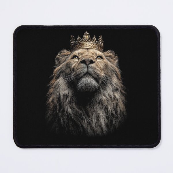 Item preview, Lion of Judah – Regal Gold Religious Illustration, Aesthetic Wall Art designed and sold by Lellenatavarez.