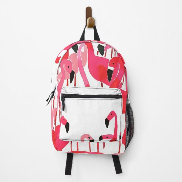Item preview, Whimsical Vibrant Pink Flamingo Flock designed and sold by Pierce Millington Gallery.