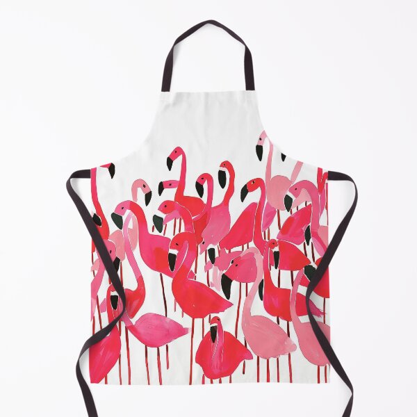 Item preview, Whimsical Vibrant Pink Flamingo Flock designed and sold by Pierce Millington Gallery.