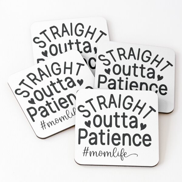 Item preview, Straight Outta Patience Mom Life - Mom Quotes Retro Vintage Aesthetic Funny Motherhood Gift designed and sold by FuzionRaptor.