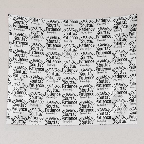 Item preview, Straight Outta Patience Mom Life - Mom Quotes Retro Vintage Aesthetic Funny Motherhood Gift designed and sold by FuzionRaptor.