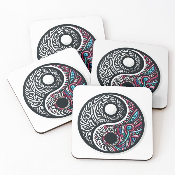 Item preview, yin yang tribal  designed and sold by Lellenatavarez.