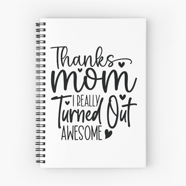 Item preview, Thanks Mom I Really Turned Out Awesome - Mom Quotes Retro Vintage Aesthetic Funny Mother Day Gift designed and sold by FuzionRaptor.